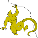 Lizardman 1 Clip Art