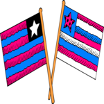 Flags 2 Clip Art