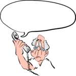 Non-Stop Talker Clip Art