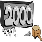 2000 - 1 Clip Art