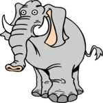 Elephant 09 Clip Art