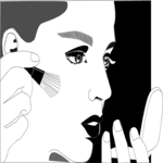 Applying Blush 1 Clip Art