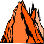 Mountains 199 Clip Art