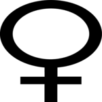Female Symbol 08 Clip Art