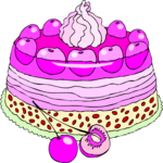 Cherries Jubilee 2 Clip Art