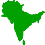 Indian Subcontinent 1 Clip Art