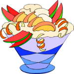 Fruit & Cream 1 Clip Art