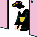 Geisha 04 Clip Art