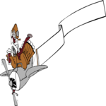 Plane & Banner - Turkey Clip Art