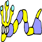 Bug 124 Clip Art