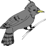 Bird Perched 21 Clip Art