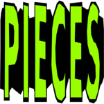 Pieces Clip Art