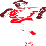 Runner 13 Clip Art