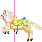 Carousel Horse 2 Clip Art