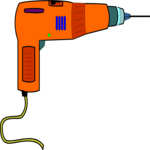 Drill - Electric 08 Clip Art