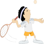 Tennis 094 Clip Art