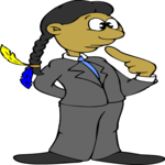 Businessman Thinking 3 Clip Art