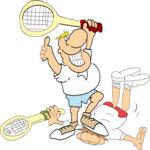 Tennis 013 Clip Art