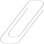 Paper Clip 07 Clip Art