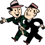 Businessmen Walking 1 Clip Art