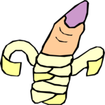 Finger - Bandaged 2 Clip Art