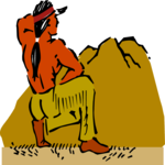 Native American 34 Clip Art