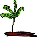 Palm Tree Island 10 Clip Art