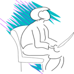 Slouching 5 Clip Art