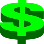 Dollar Symbol 09 Clip Art