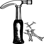 Hammer & Nails 1 Clip Art