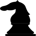 Knight - Black 1 Clip Art