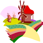 Windmill 19 Clip Art