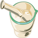 Mortar & Pestle 5 Clip Art