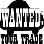 Wanted Your Trade Clip Art