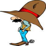 Ten-Gallon Hat 2 Clip Art