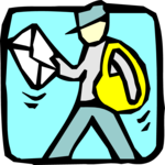 Postal Carrier 1 Clip Art