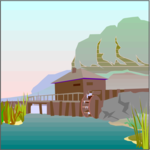 Watermill Clip Art