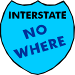 Interstate - Nowhere Clip Art