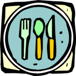 Place Setting 16 Clip Art