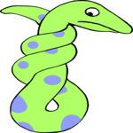 Spotsnake Choke Clip Art