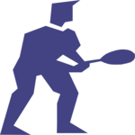 Tennis - Player 2 Clip Art