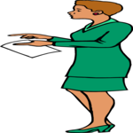 Businesswoman 18 Clip Art