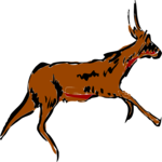 Antelope 04 Clip Art