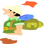 Backpacker 12 Clip Art