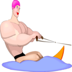 Water Skiing 33 Clip Art