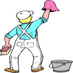 Janitor 06 Clip Art