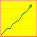 Line Graph Up 2 Clip Art