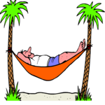 Hammock 03 Clip Art