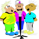 Singers - Trio 2 Clip Art