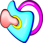 Pacifier 7 Clip Art